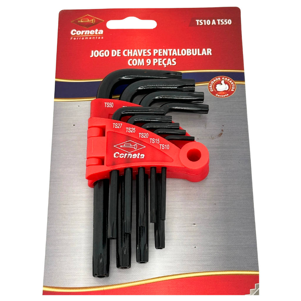 Jogo De Chave Torx 5 Pontas Pentalobular 9 Peças Corneta Cr-v em Oferta na Shopee