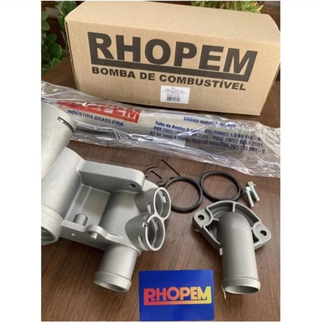 Carcaça Válvula Termostática Gol Parati G2 G3 G4 Motor At Alumínio Rh024 em Oferta na Shopee