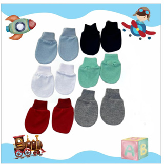 Kit 6 Pares de Luvas para Bebê Recém Nascido Malha Hipoalergênico 100% Algodão. em Oferta na Shopee