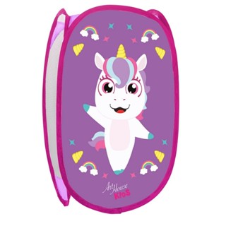 Promoção !! Cesto de Roupa Suja Organizador Cobertor Fraldas Dobrável Infantil - Art House em Oferta na Shopee