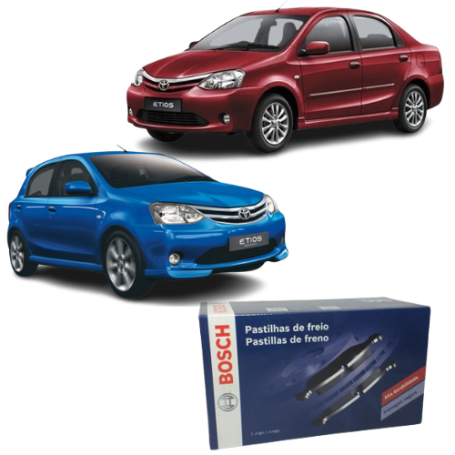 Pastilha de Freio Bosch Toyota Etios 2013 a 2025