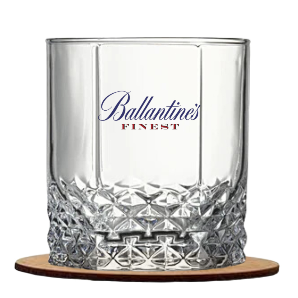 Copo de Whisky Ballantine's Personalizado 310ml Starlit Vintage + BASE
