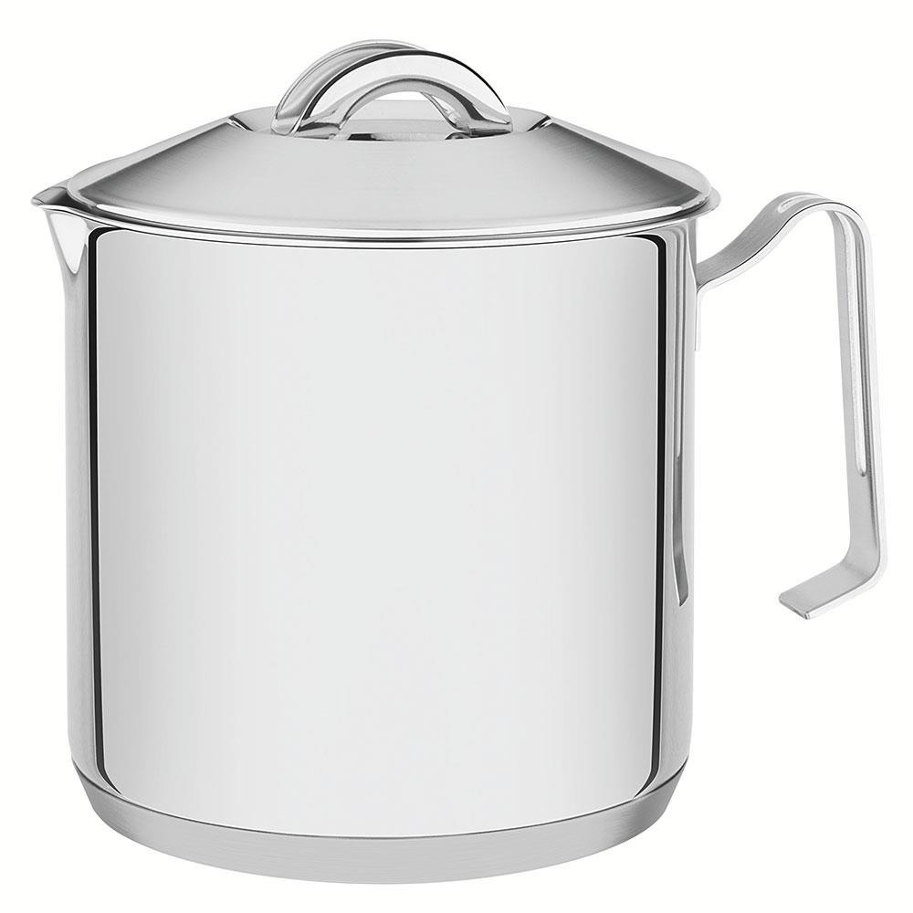 Fervedor Tramontina Solar em Aço Inox Fundo Triplo com Tampa 14 cm 2 Litros em Oferta na Shopee