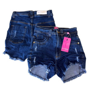 shorts sal e pimenta jeans shorts curto shorts com lycra shorts com zíper e bóton em Oferta na Shopee