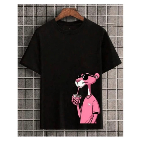 Camiseta CAMISA Masculina Pantera Rosa Lançamento Camisa Premium Streetwear Algodão