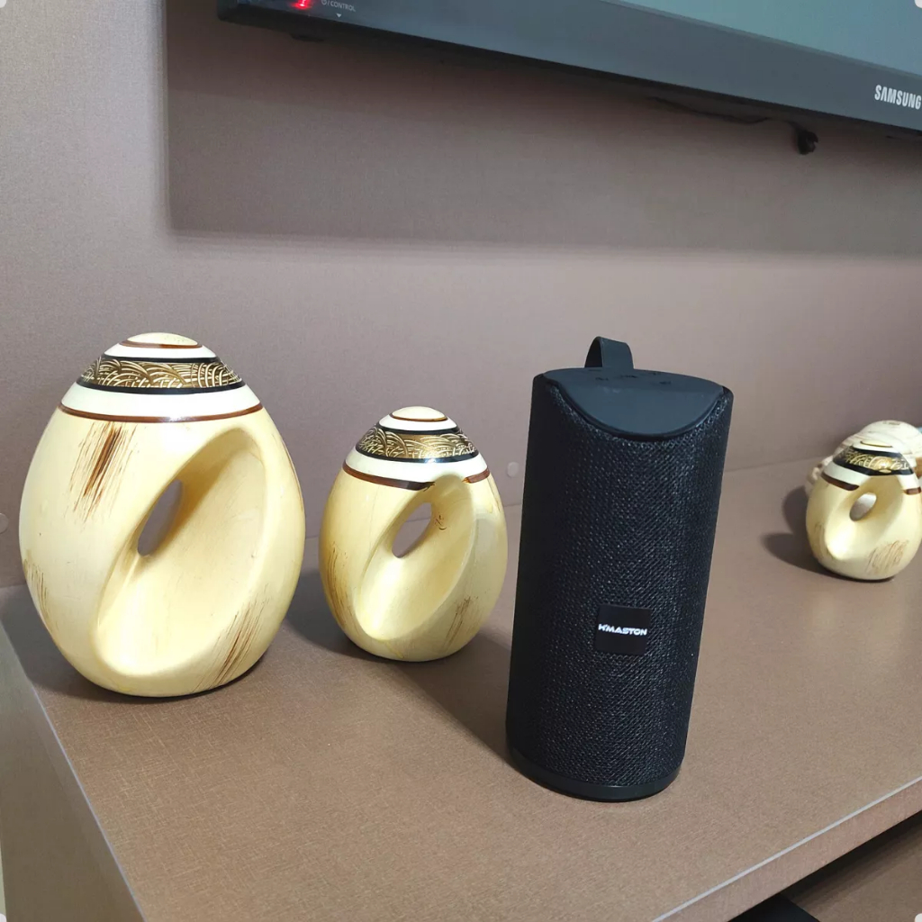 H'maston YX-169 Caixa De Som Bluetooth Portátil Amplificada Caixinha Potente - detalhe