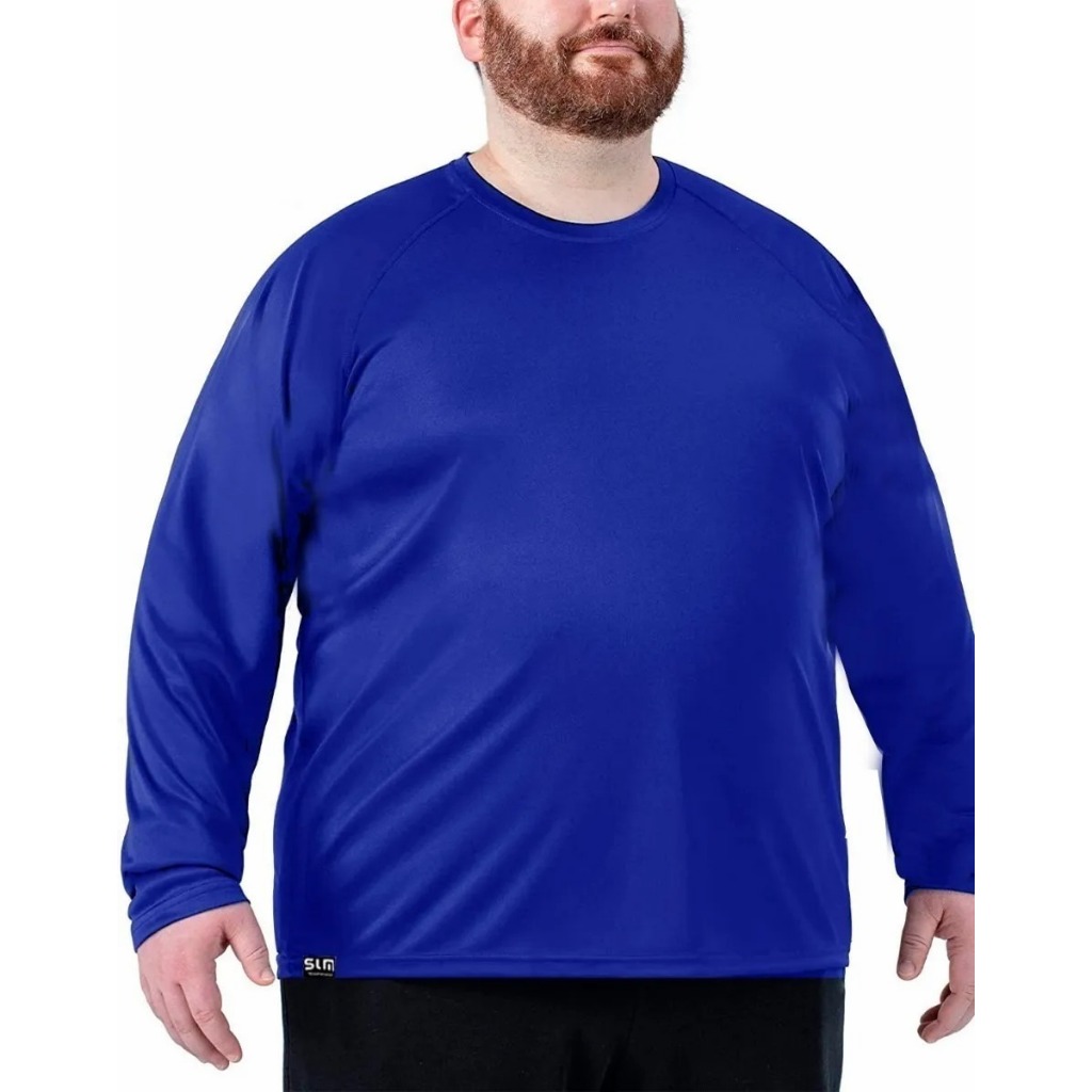 Camiseta Proteção Uv50+ Plus Size G1 A G8 Tecido Ice Gelado