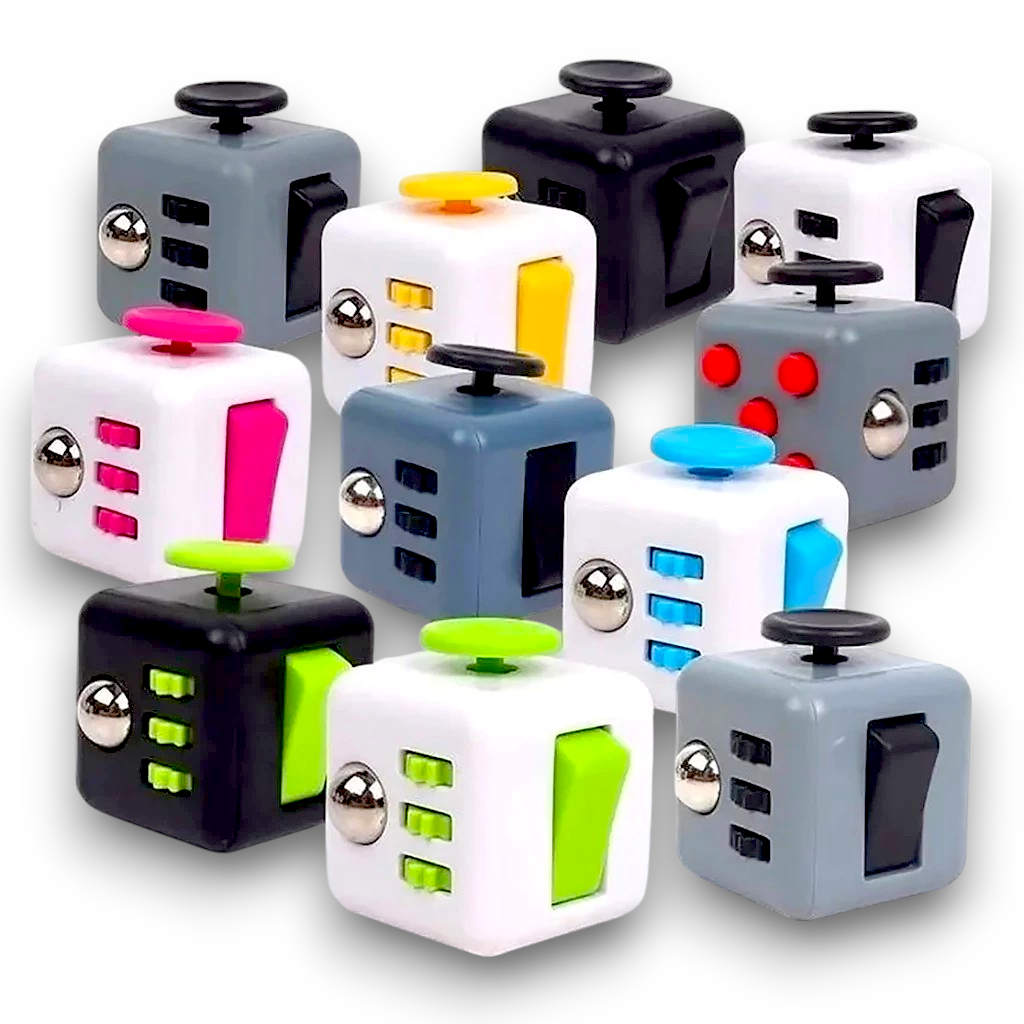 Cubo Sensorial Fidget Toy Anti Estresse