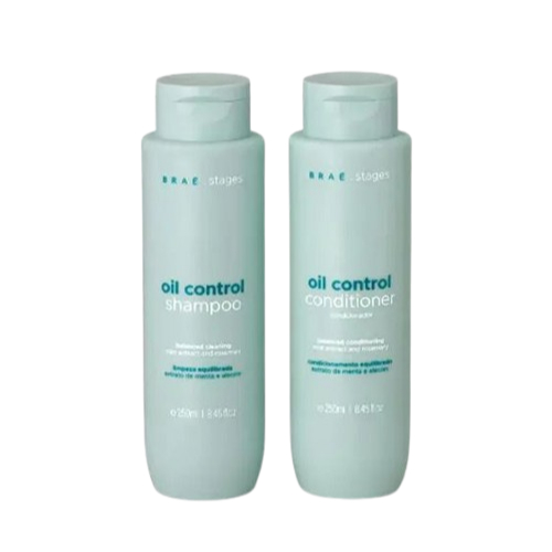 Kit Oil Control Braé Stages Shampoo + Condicionador em Oferta na Shopee