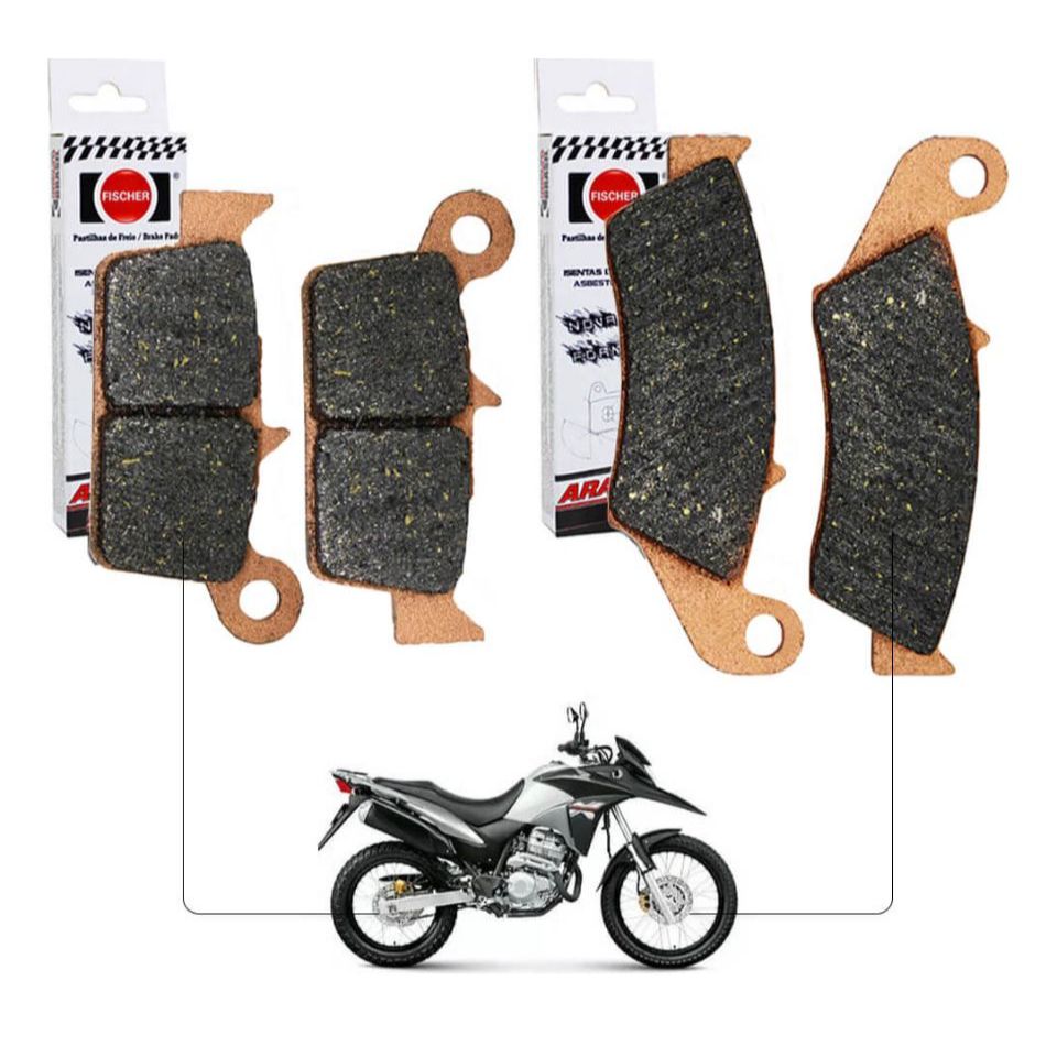 Jogo Past Freio Diant+tras Xre 300 S/abs Serve Todos Os Anos