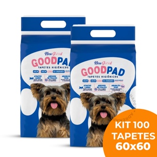 Kit Tapetes Higiênico Para Cachorro Good Pad Pet 60x60 em Oferta na Shopee
