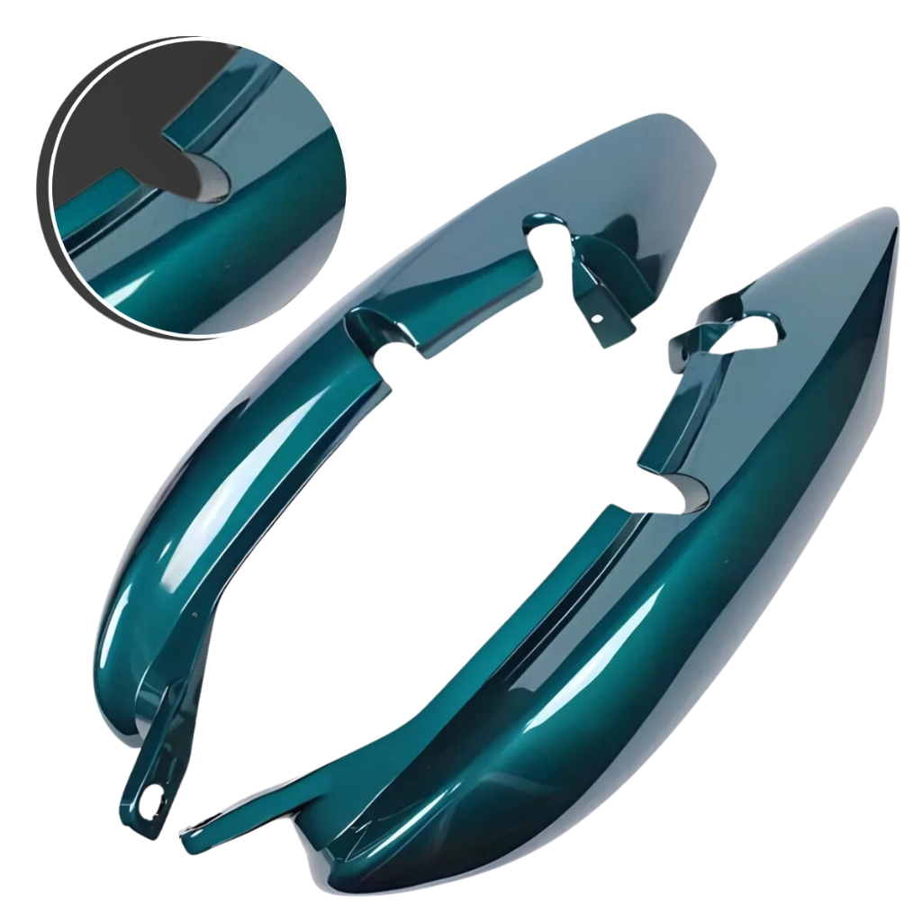 Carenagem Traseira Rabeta Completa Titan Cg 125 2000 até 2004 Verde Marajó Pantanal Boituva Brilho Envernizado