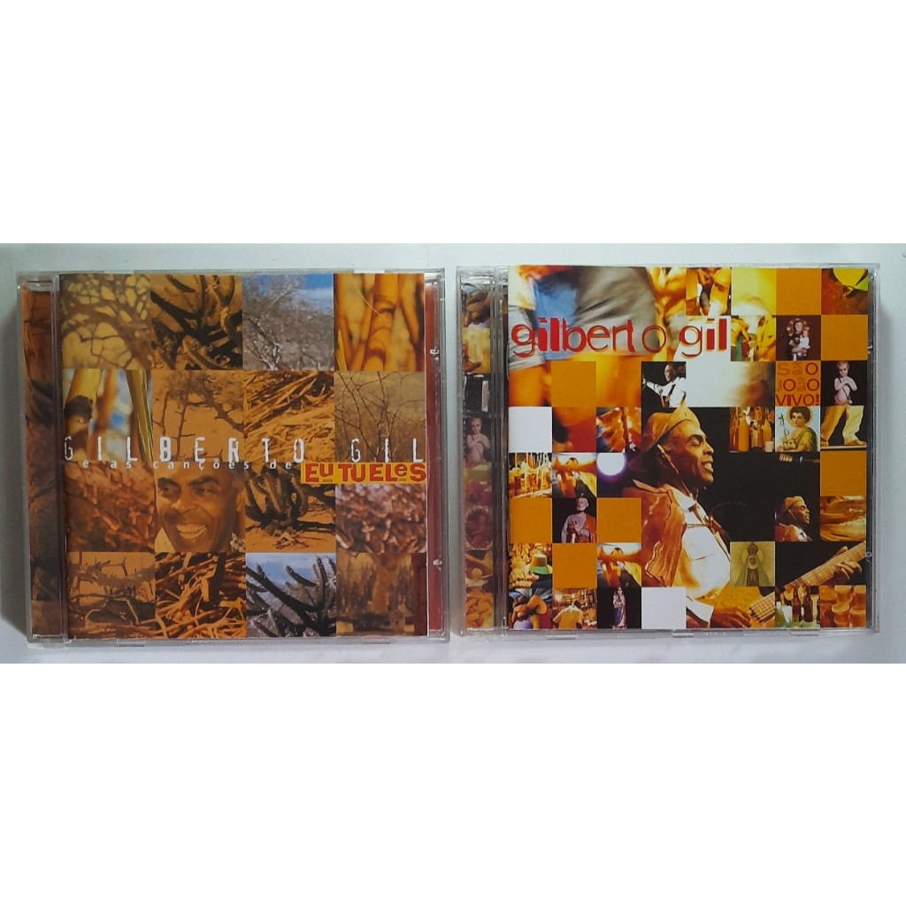 2 cds Gilberto Gil, Eu Tu Eles + São João Vivo! Seminovos.
