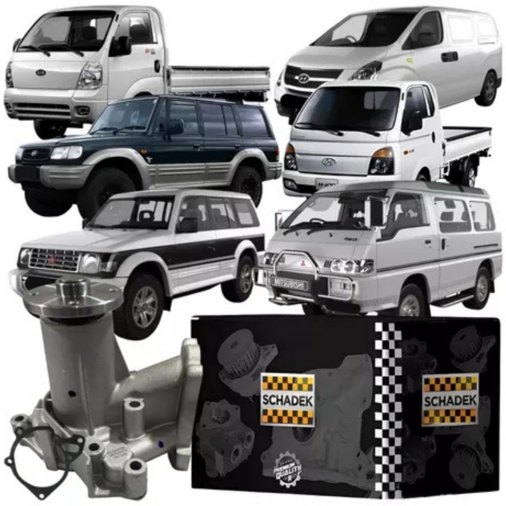 Bomba Água Schadek Kia Bongoo K2500 Mitsubishi L200 Pajero em Oferta na Shopee