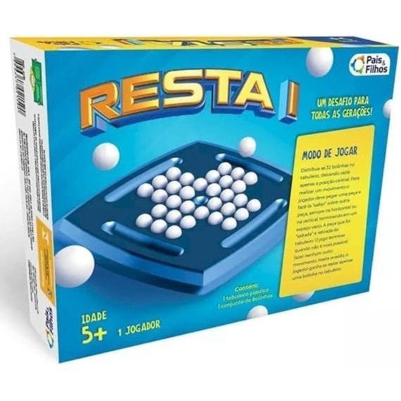 Jogo Pedagógico Resta 1