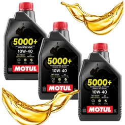 Óleo 5000+ 10w40 Motul Semissintético (3 Unidades)