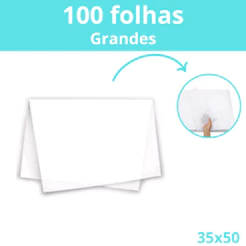 Papel Seda Branco 35x50 - 100 Unidades