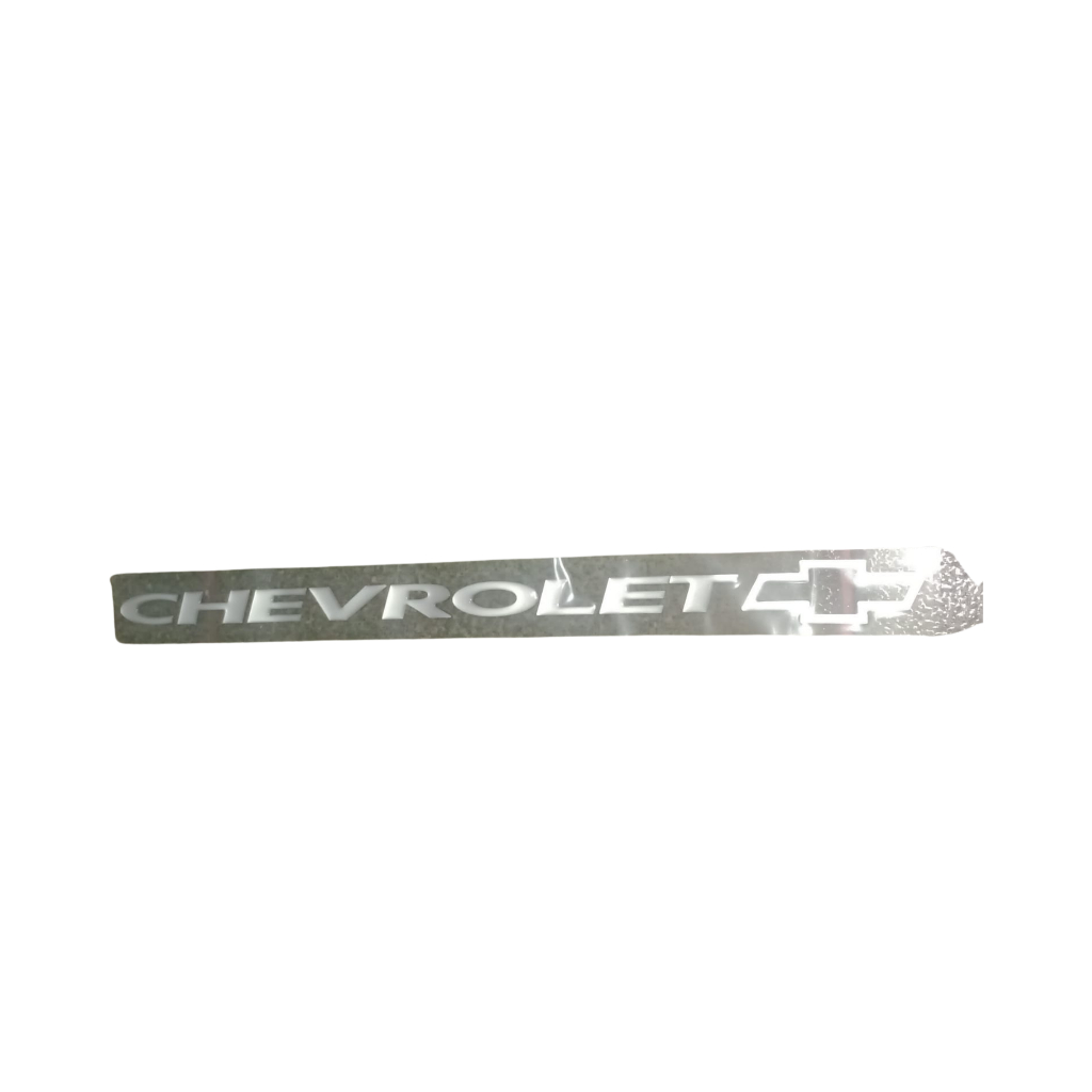 Emblema *crevrolet*da Tampa traseira - Blazer 2003 a 2008 Prata