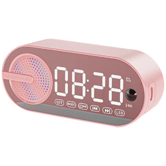Rádio Retrô Portátil com Caixa de Som e Exibição de Hora Bluetooth - AD-521 Altomex - Pand...
