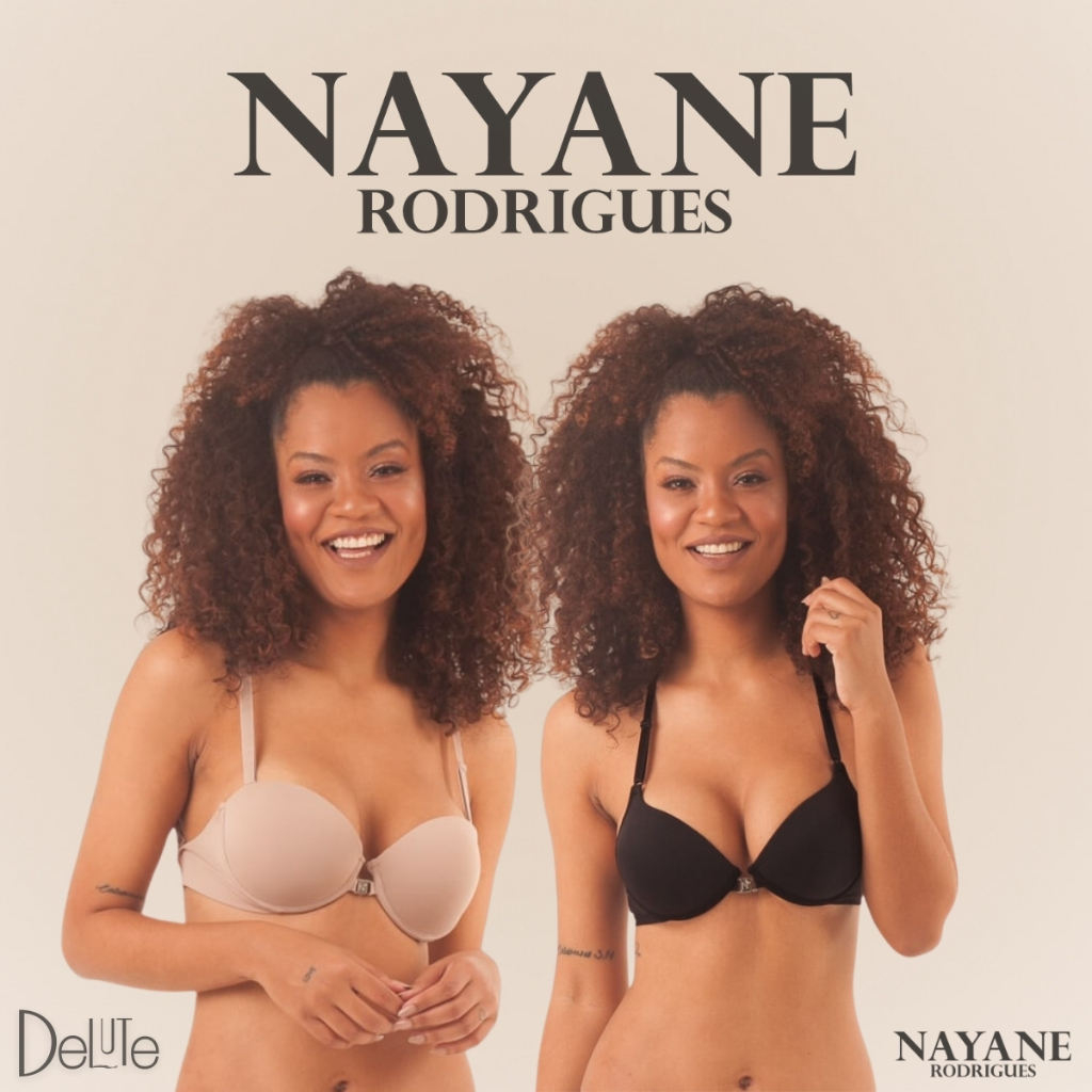 Sutia Multifuncional Versatil Sutien Com Bojo Fecho Frontal e Alca Ajustavel Removivel 11 Formas