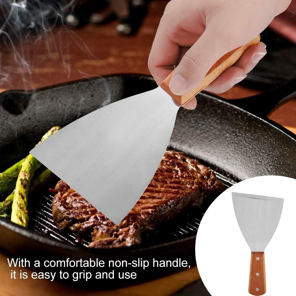 Espátula Para Lanche Chapeiro Aço Inox Profissional