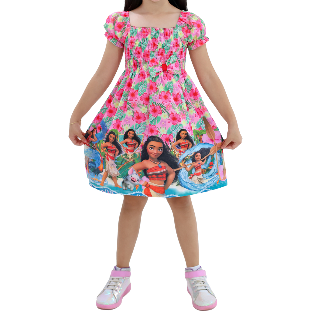 Vestido Infantil Patrulha Canina Criança Menina