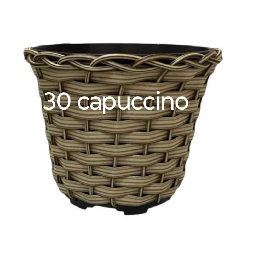 30 Vasos Fibra Sintética Para Plantas Flores Azaléia Violeta Arranjo Pote 14 Pronta Entrega