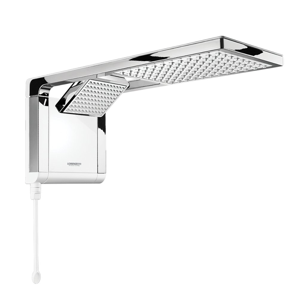 Chuveiro Lorenzetti Acqua Duo Branco e Cromado 220V 7800W