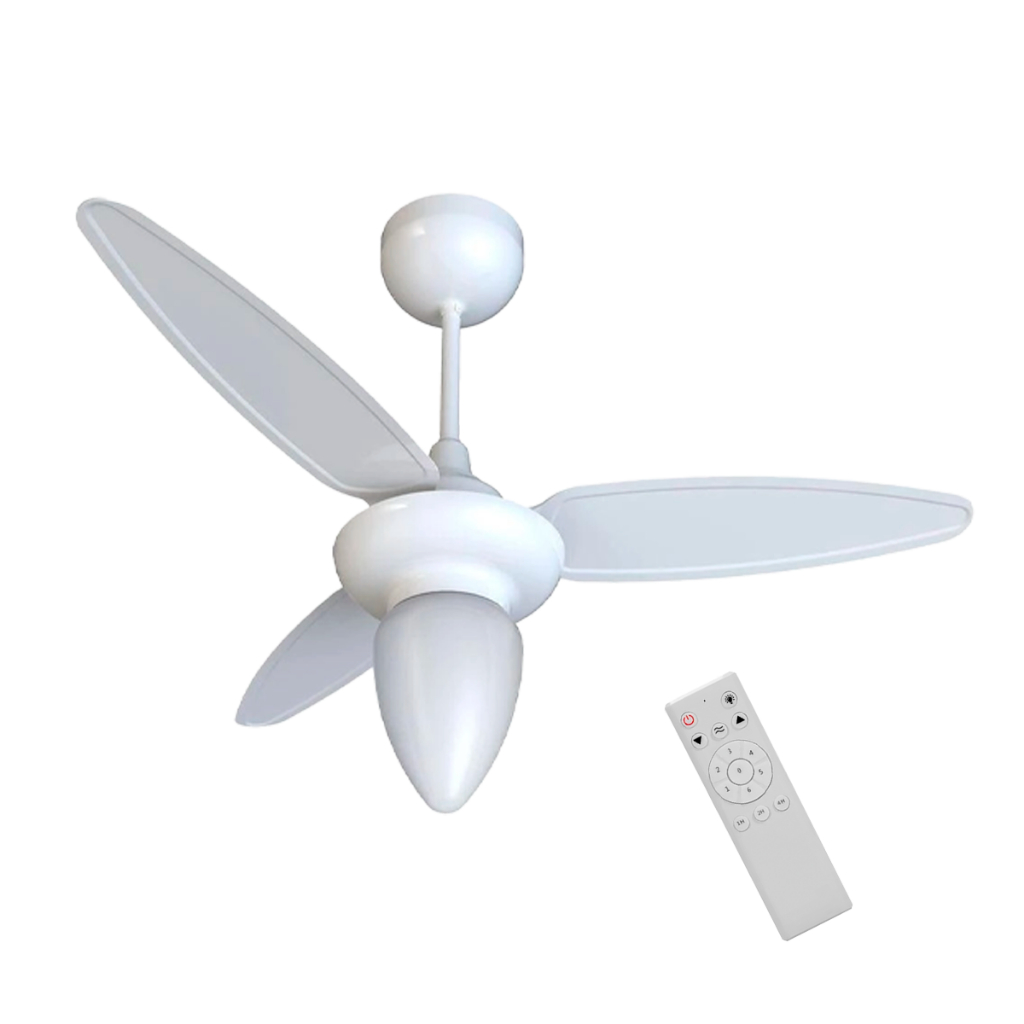 Ventilador Ventisol Wind Inverter Branco C/ Controle Bivolt
