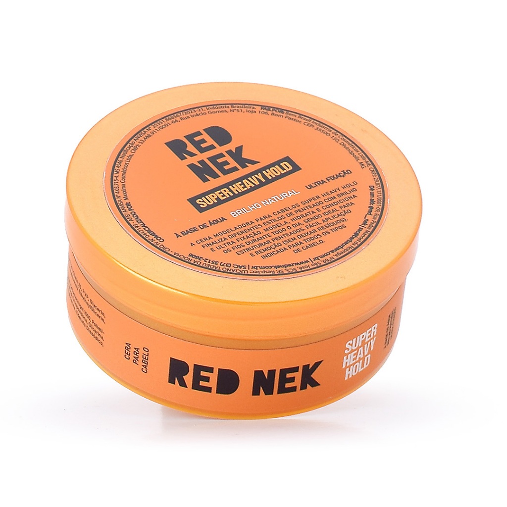 Cera Para Cabelo Super Heavy Hold Ultra Fixação Brilho Natural 70g Red Nek