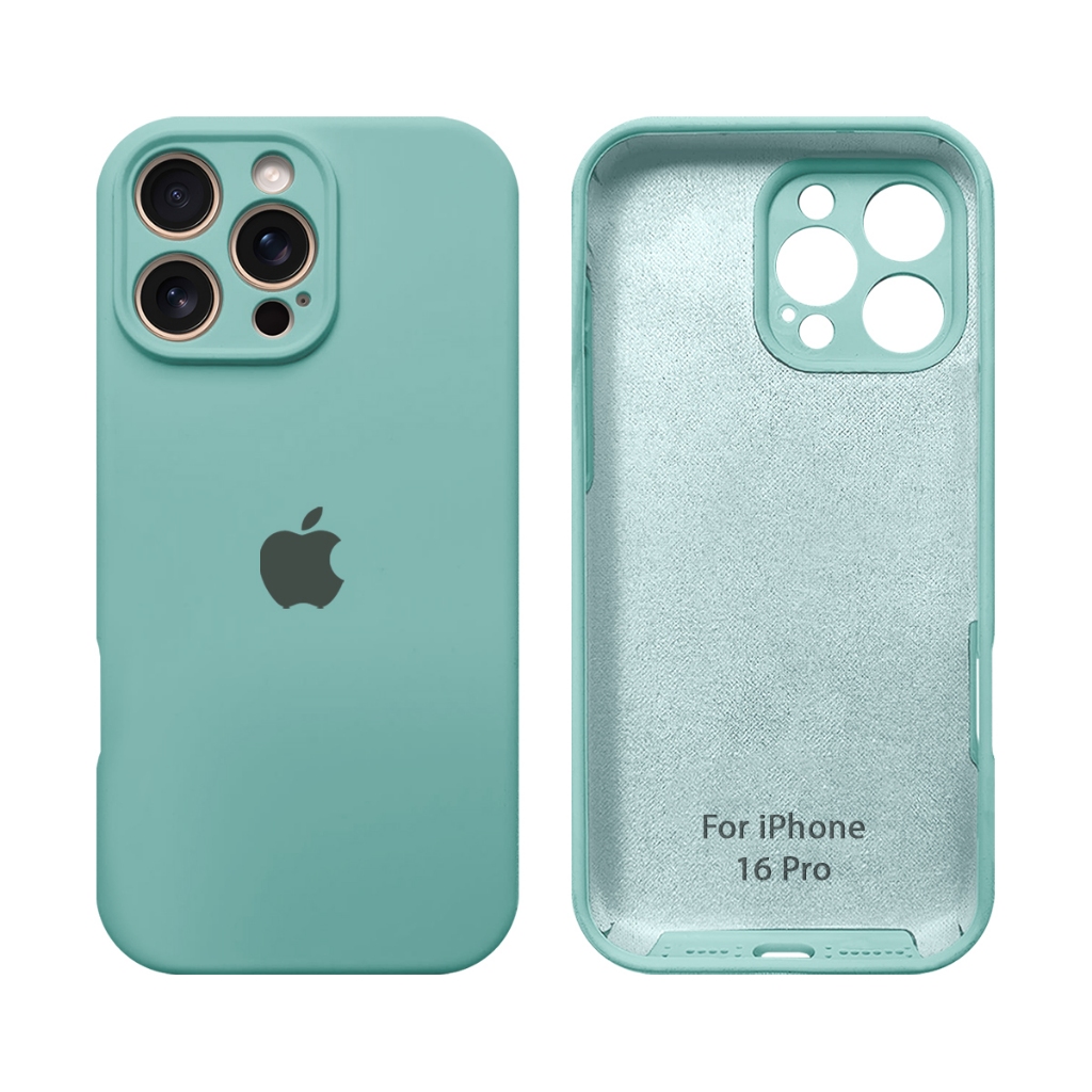 Capinha para iPhone 16 Pro Silicone Aveludado colorida com proteção de câmera anti quedas em Oferta na Shopee