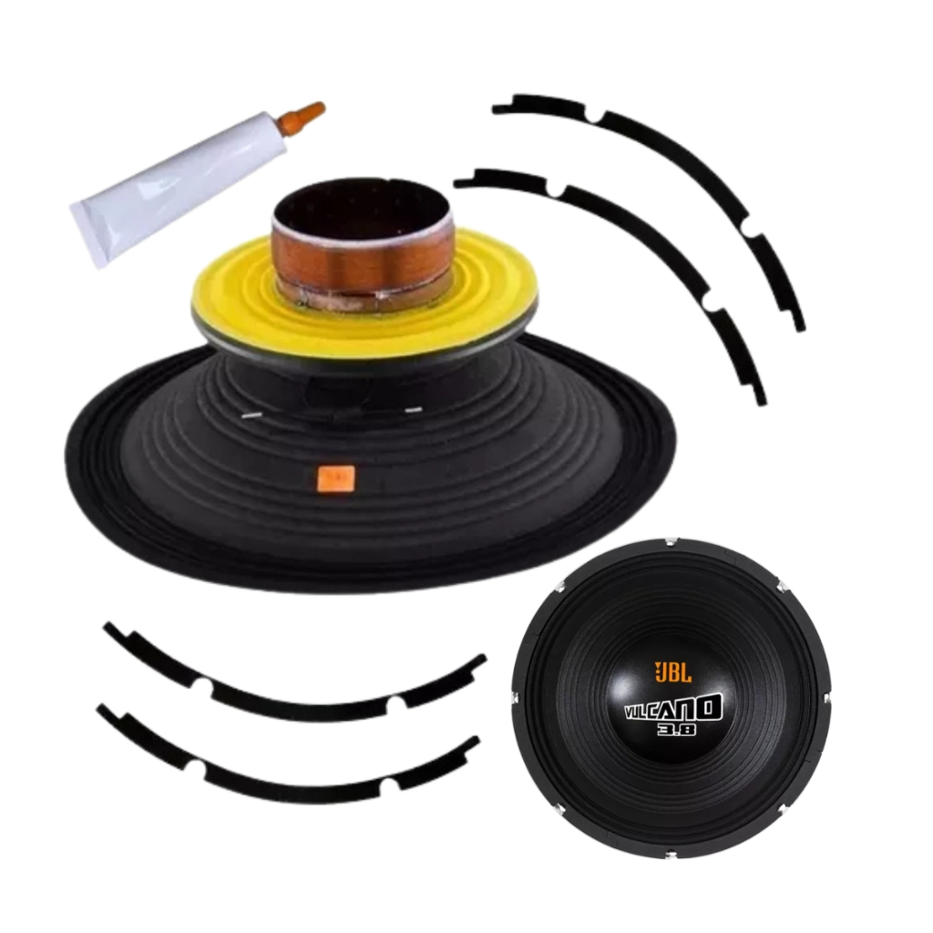 Kit Reparo Original Jbl 18" Vulcano Ultimate 3.8 1900w 4 Ohms 18swv3.8 Alto Falante Subwoofer em Oferta na Shopee