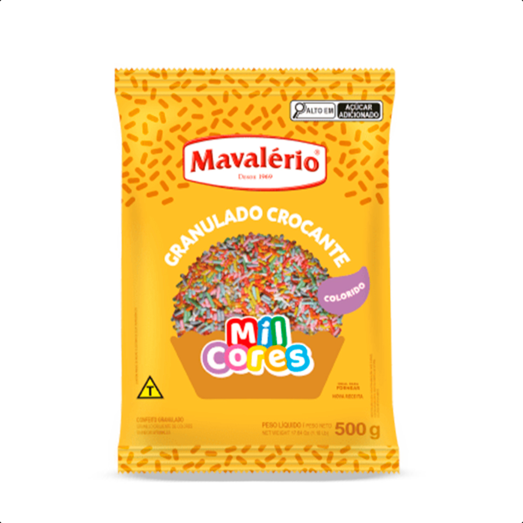 Granulado Colorido Mil Cores 500gr em Oferta na Shopee