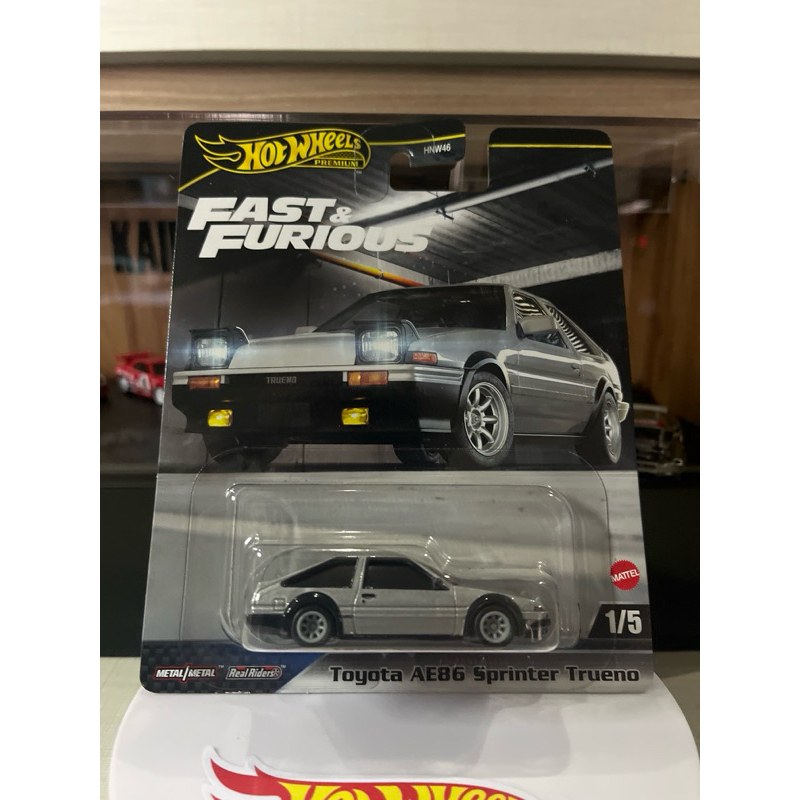 Hot Wheels Premium Fast e Furious Toyota Trueno