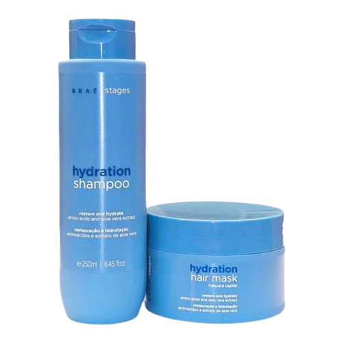 Braé Kit Braé Stages Hydration Shampoo, Cond 250ml E Máscara 200g