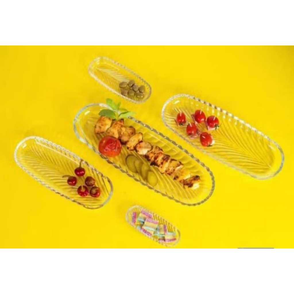 Travessa de Vidro Oval (Petisqueira)