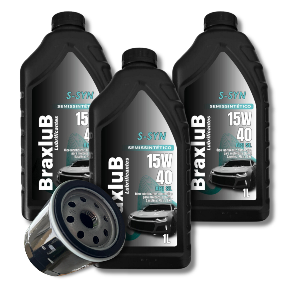 KIT TROCA DE OLEO 15W40 + FILTRO TO1742 (MOTOR FIRE)