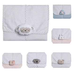 Trocador Porta Fraldas Portátil Impermeável Dobravel de Bolsa Papi Friends Menino Menina em Oferta na Shopee