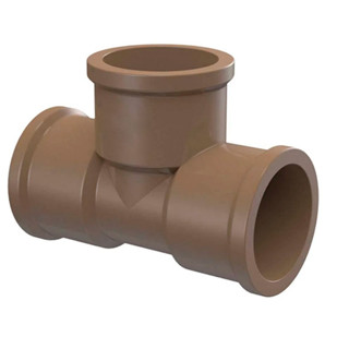 Te Soldável 40mm Conexões PVC Hidráulica em Oferta na Shopee