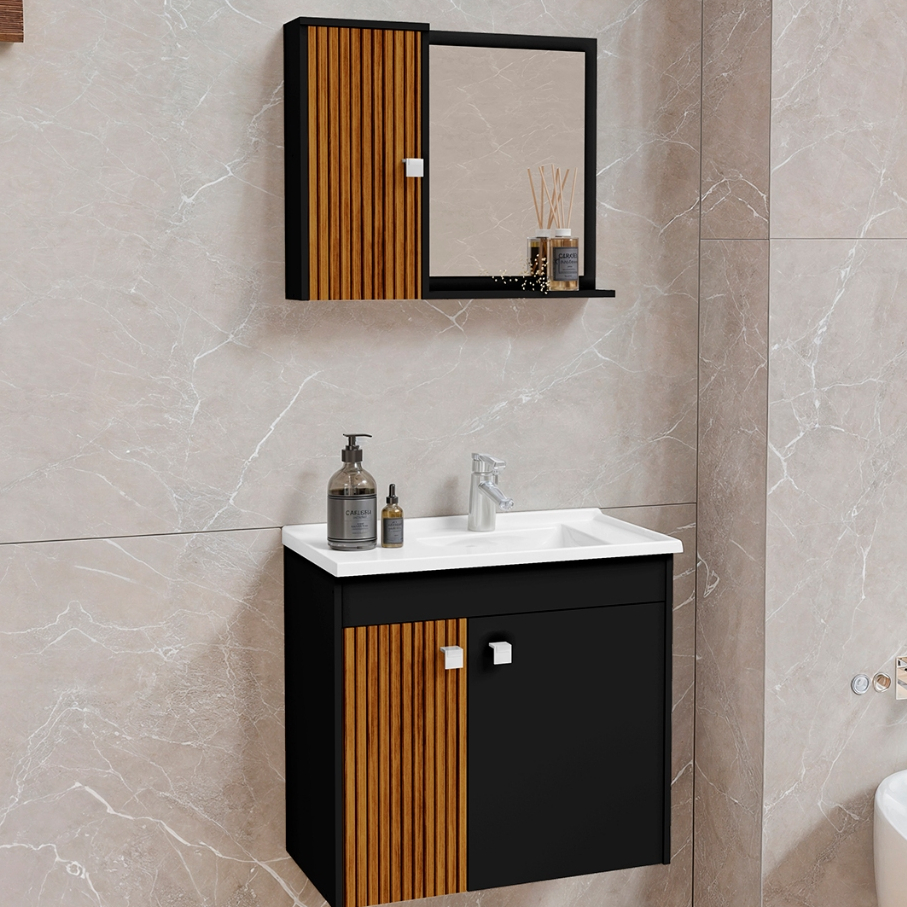 Gabinete/Armario COMPLETO para Banheiro Muni - Várias Cores