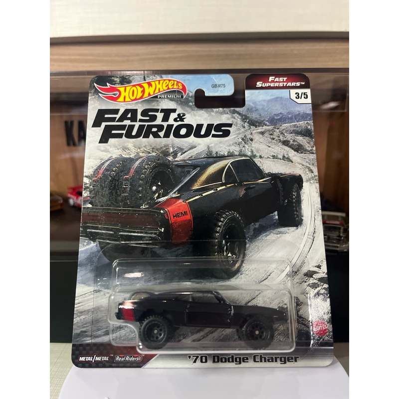 Hot Wheels Premium Fast e Furious Dodge Charger