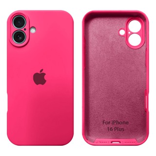 Capa Silicone Aveludado para iPhone 16 Plus Colorida com proteção de câmera resistente a quedas em Oferta na Shopee