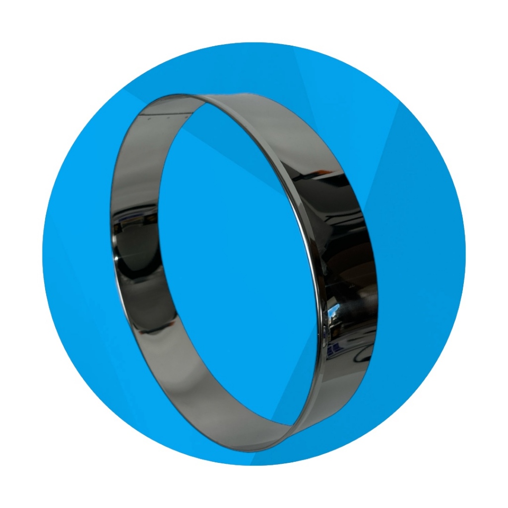 Aro Cortador 18 x 5 De Massa Bolo, Torta, Biscoito  Aço Inox em Oferta na Shopee