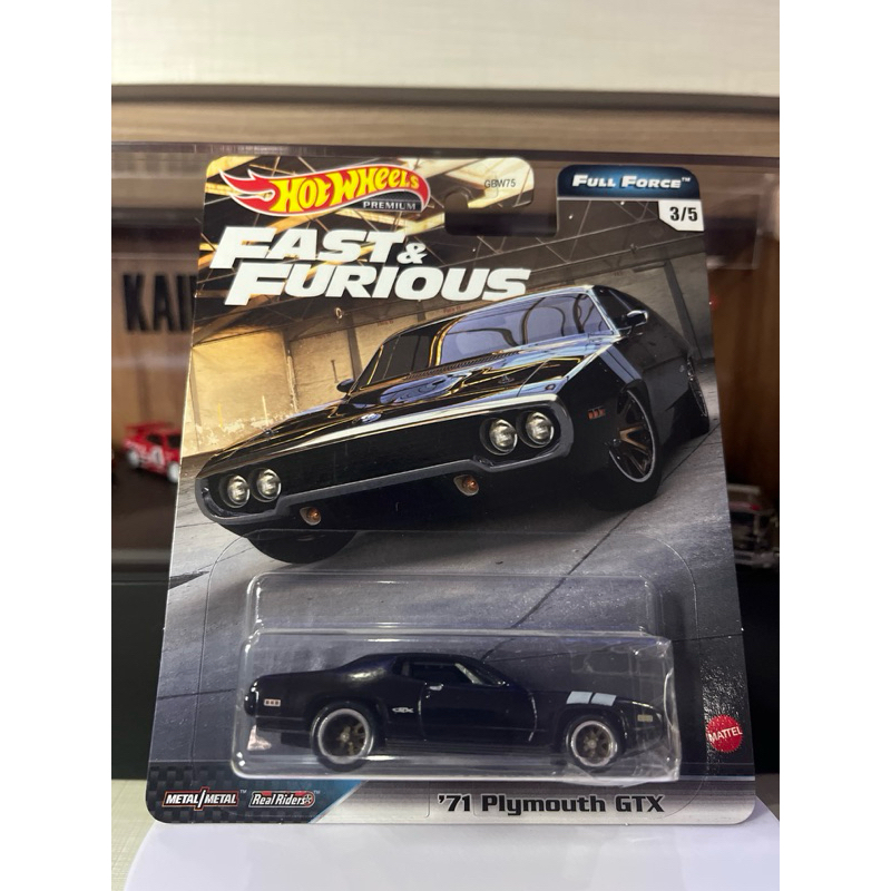 Hot Wheels Premium Fast e Furious 71 Plymouth GTX