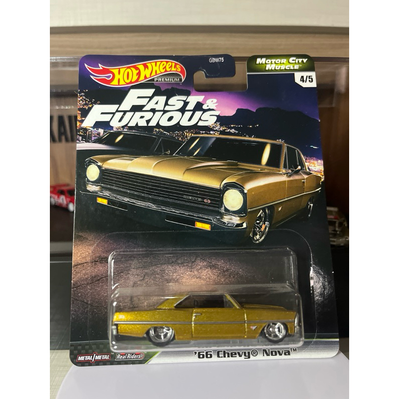 Hot Wheels Premium Fast e Furious 66 Chevy Nova
