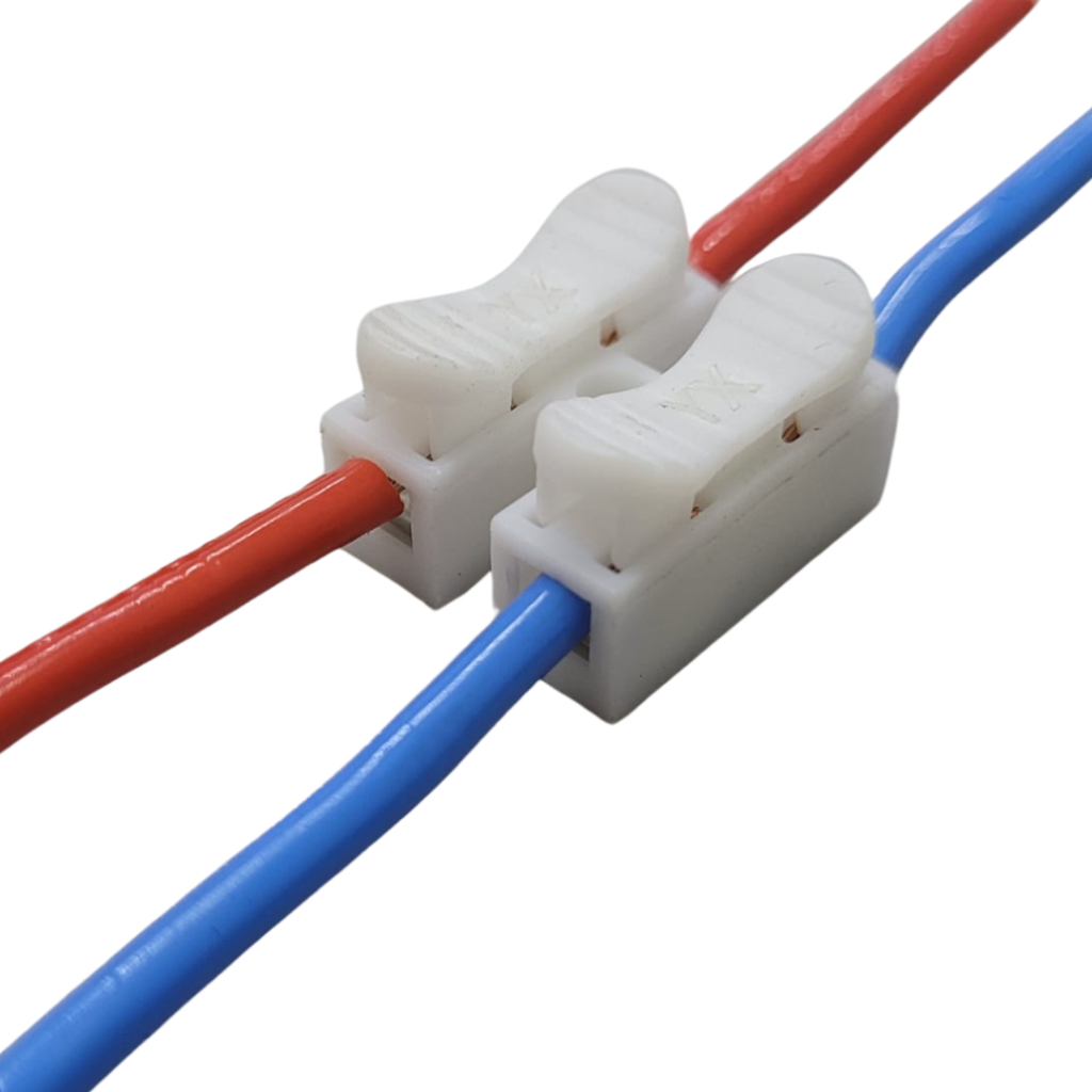 Kit 50 Peças Conector Emenda Ch 2 Vias 10a Cabo 0,5-2,5mm² em Oferta na Shopee