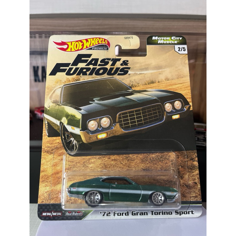 Hot Wheels Premium Fast e Furious Ford Gran Torino Sport