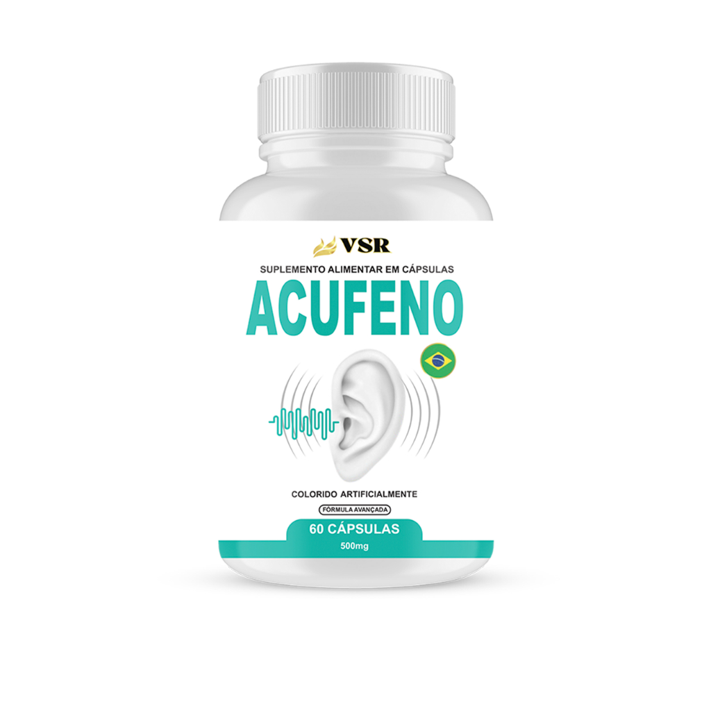 Acufeno Formula Americana Natural Auxilia No Zumbido Do Ouvido 60 Cápsulas