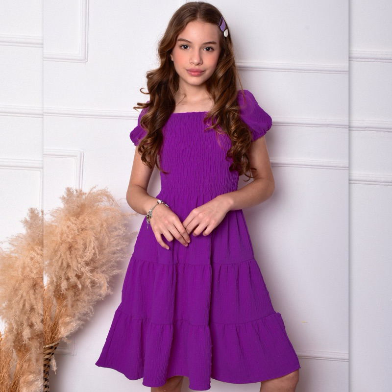 Vestido Juvenil Camponesa