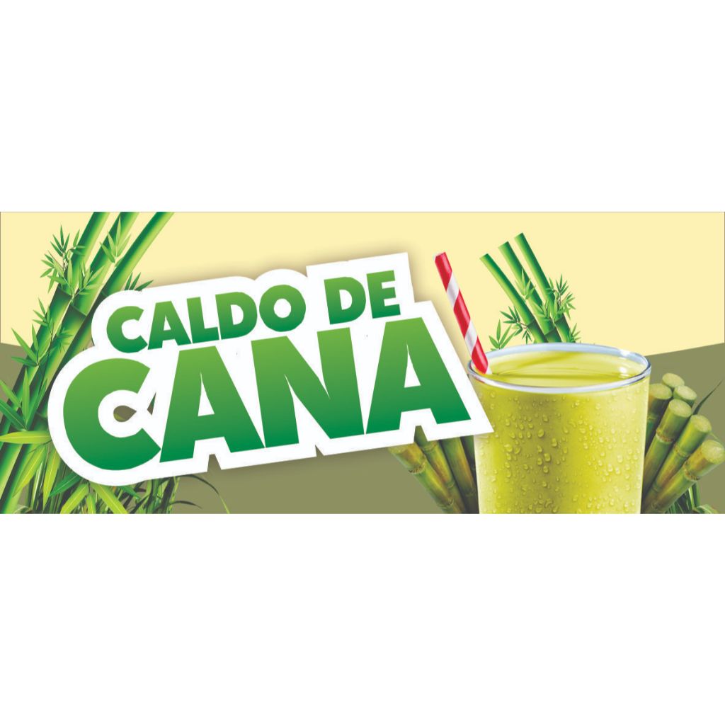 Faixa caldo de cana 0,50x1,20